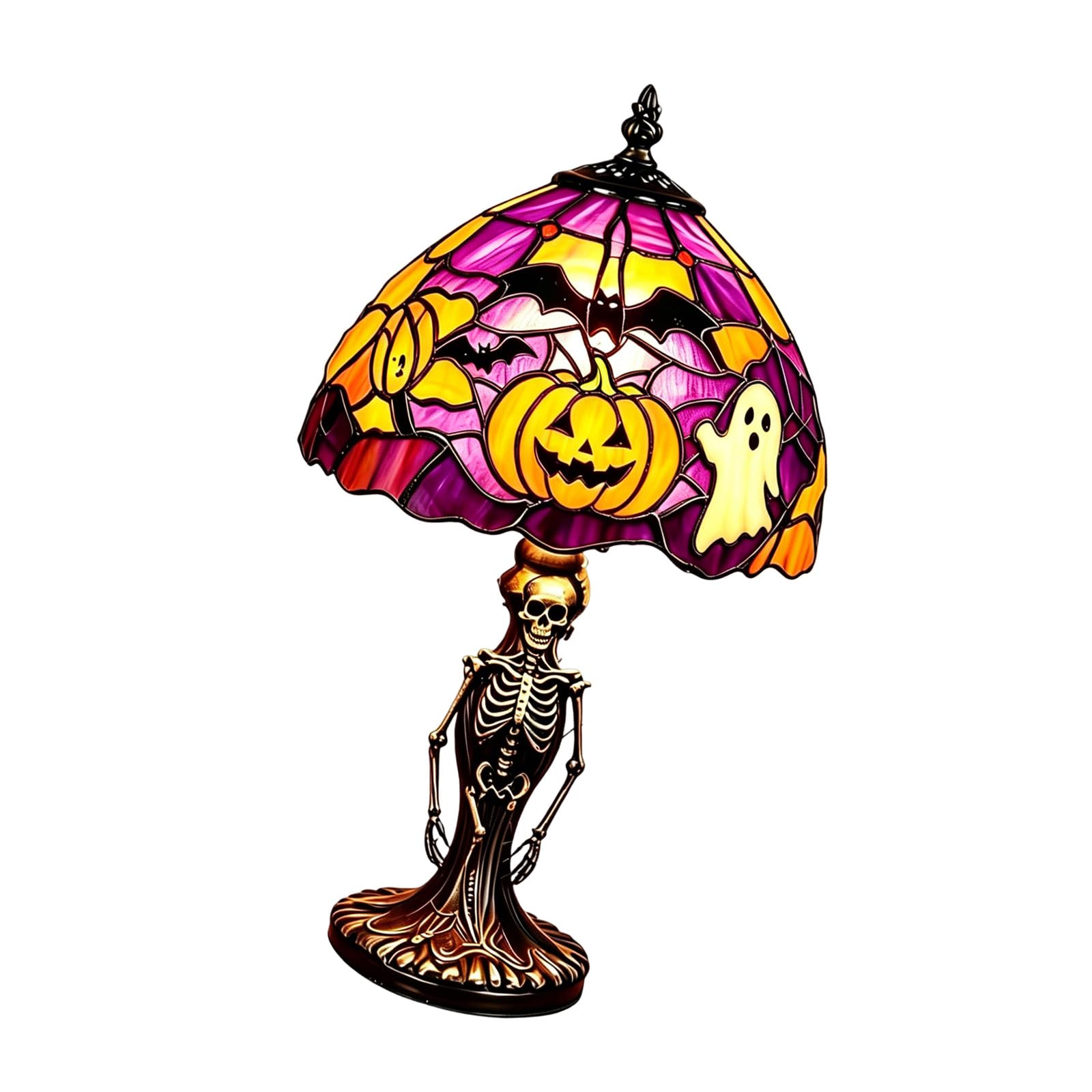 Drtlpmb A Halloween Table Lamp Led Night Light, Gothic Ccent Decor With Soft Warm Glow For Bedside, Shelf, Nd Tabletop Gothic Table Light For Bedside Decor