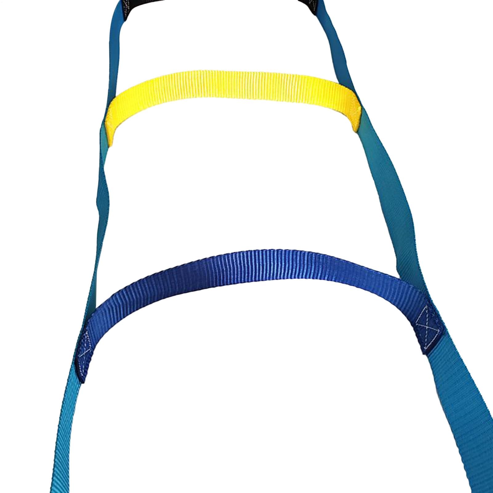 Escalera de cuerda para trepar árboles de 6.5 pies | Cuerda de escalada de acero resistente para niños | Escalera de árbol oscilante para jugar al aire libre, aventura y diversión