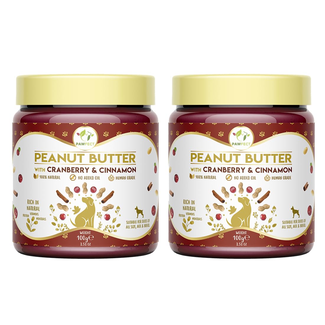 See full amazon price history chart for Pawfect Treats - Peanut Butter For Dogs | 100% Natural Pate Dog Treat Peanut Butter With Cranberry & Cinnamon For All Ages Dog (Pack Of 2, 100 Gm), All Life Stages Pawfect Treats - Peanut Butter For Dogs | 100% Natural Pate Dog Treat Peanut Butter With Cranberry & Cinnamon For All Ages Dog (Pack Of 2, 100 Gm), All Life Stages (B09VGNGL7P) Amazon Price History, Amazon Price Tracker