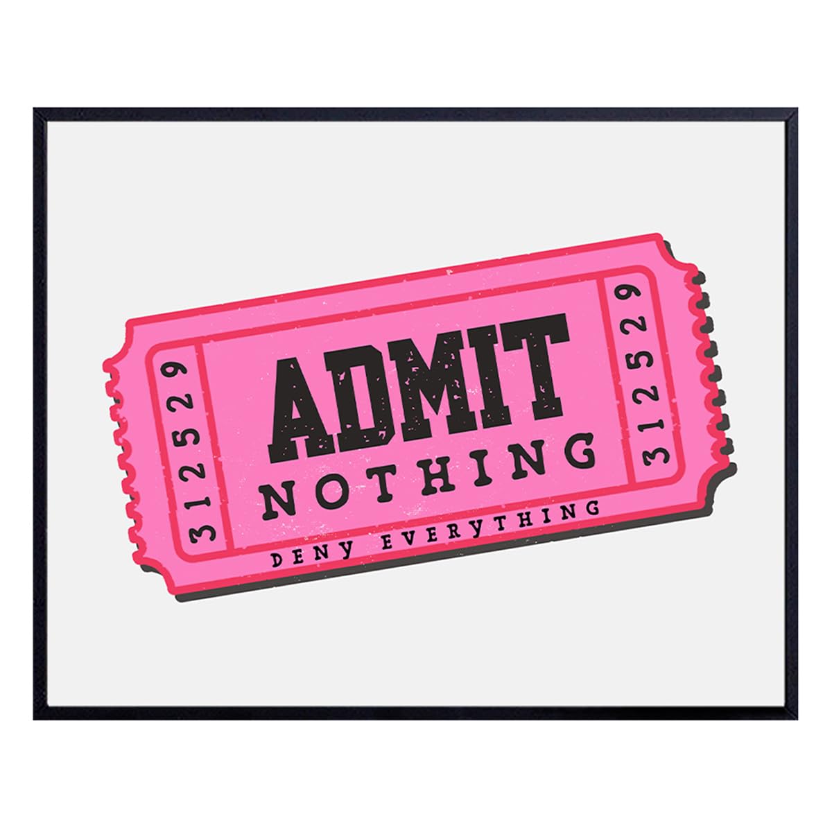 Pop art Aesthetic Room Decor - funny Wall Decor for Women - Minimalist Wall Art - Bedroom Decor, Apartment Decor- Modern art, Cute Preppy Home Decor,