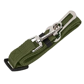 Adjustable Pet Car Seat Belt, Pet Car Seat Belt Easy to Wear Zinc Alloy Hook for Dogs for Pets for Cats(Green)