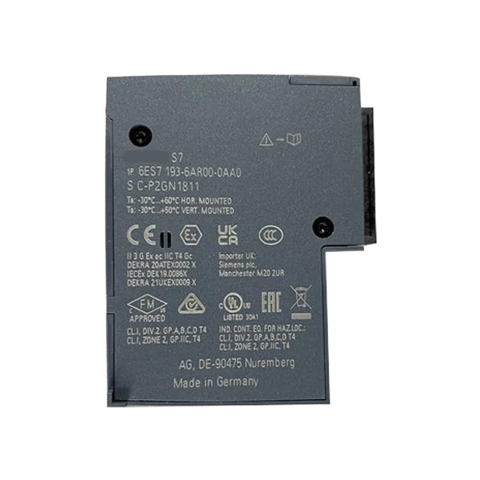 Adaptateur de Bus ET200SP 6ES7193-6AR00-0AA0 liaison stable