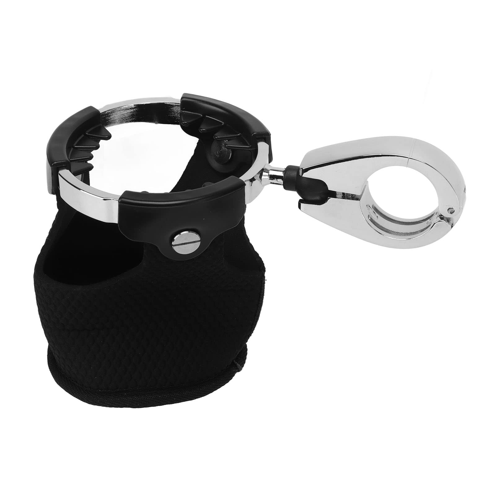 Porte-gobelet pour Moto porte-gobelet universel réglable pour guidon de moto de 22 à 32 mm Porte-gobelet avec Support à Boule Pivotant à 360 Degrés, Invändiga tillbehör