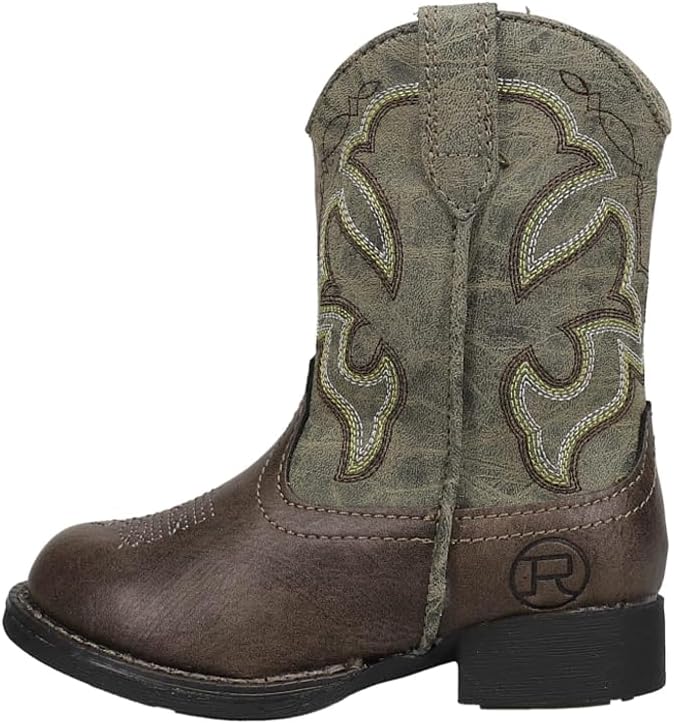 Roper Toddlers Cody Boot, Brown, 6