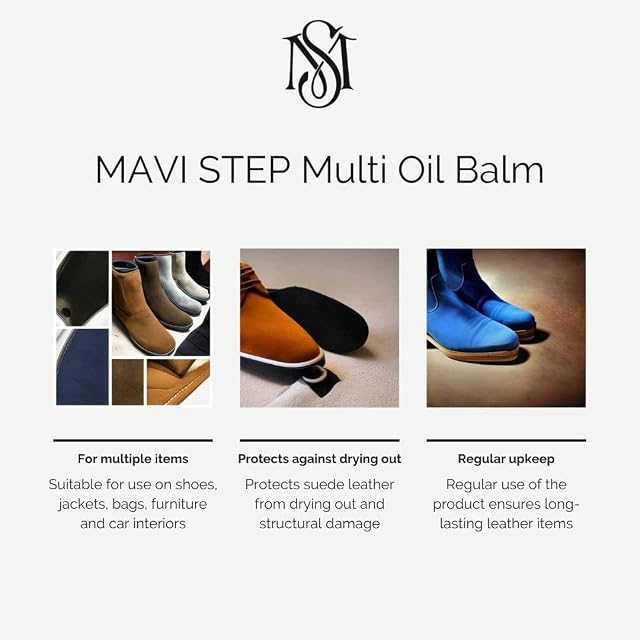 Foto 2 de 6 de MAVI STEP Crema Renovadora Multi Oil Balm para Gamuza y Nobuk - 112 Rojo