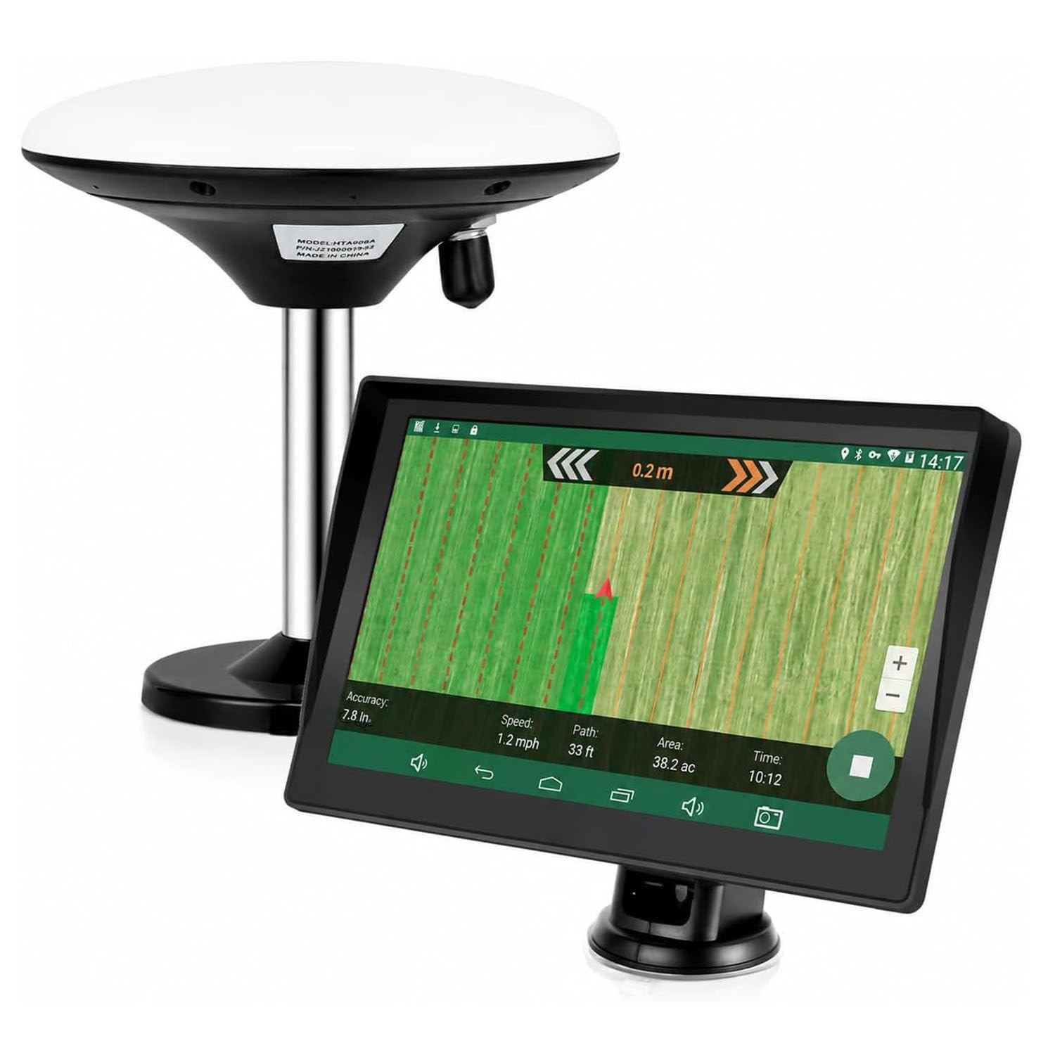 Guiado GPS para Tractores 7 Pulgadas Navegador Agrícola GNSS 9in
