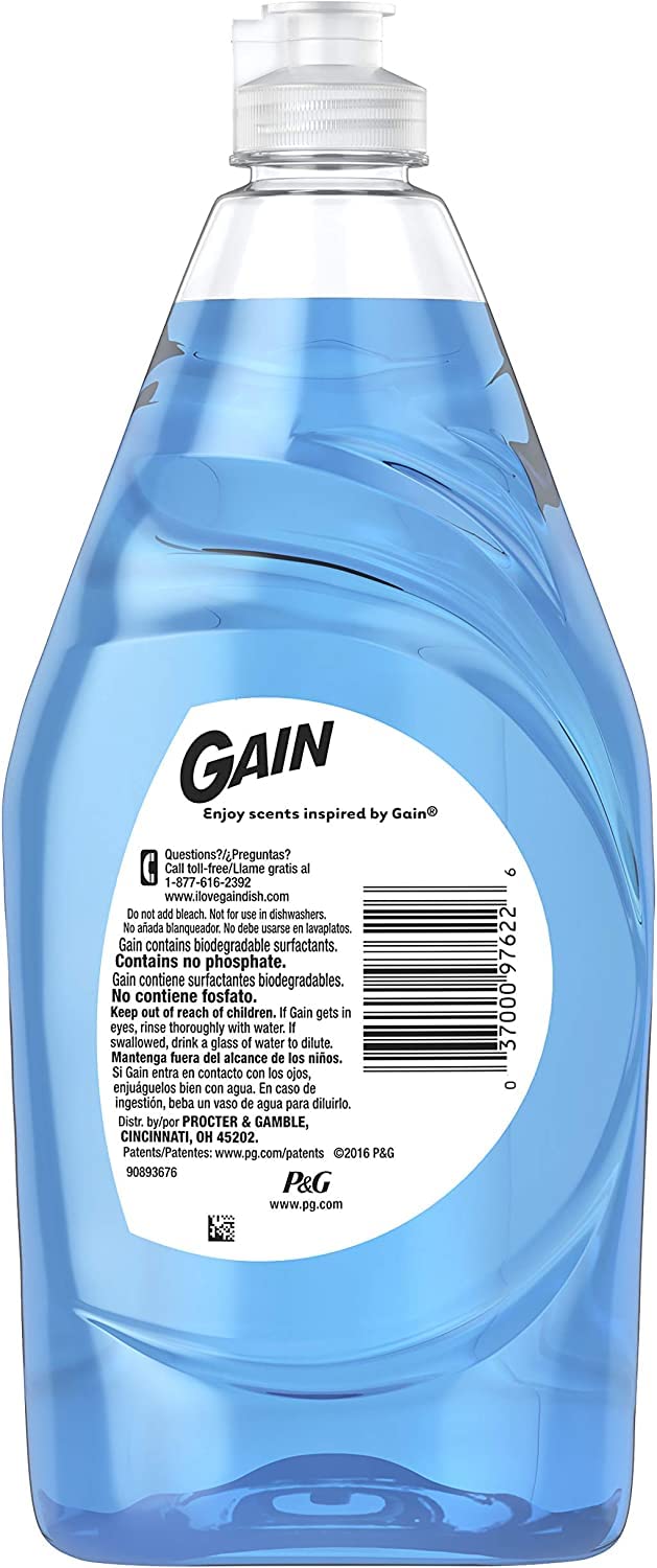 Gain Ultra Bleach Alternative Geschirrspülmittel, flüssige Spülseife, Honigbeeren-Hula-Duft, 65 ml, 4 Stück IPL Geräte Haarentfernung Laser