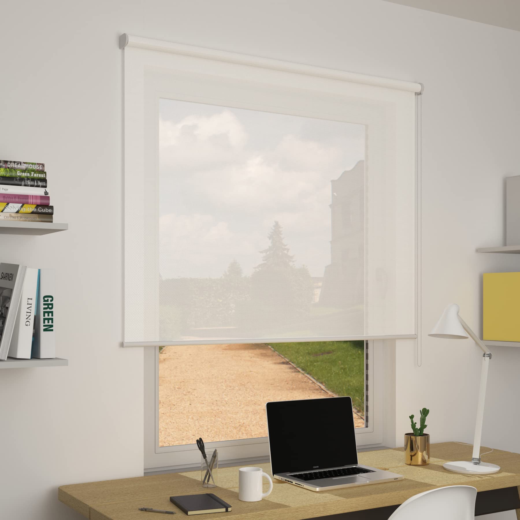 OR Tende - Tenda a Rullo Filtrante SCREEN 6% su misura 250x250 cm Personalizzabile per interni per porta finestra e basculante Made in Italy