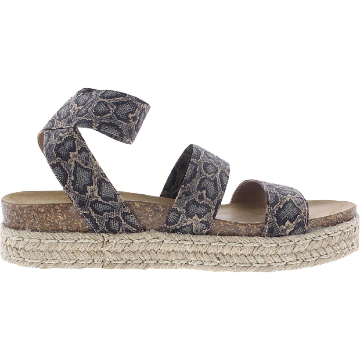 Sandalias de cuña Kimmie para mujer, tipo alpargata, negro, 6 2