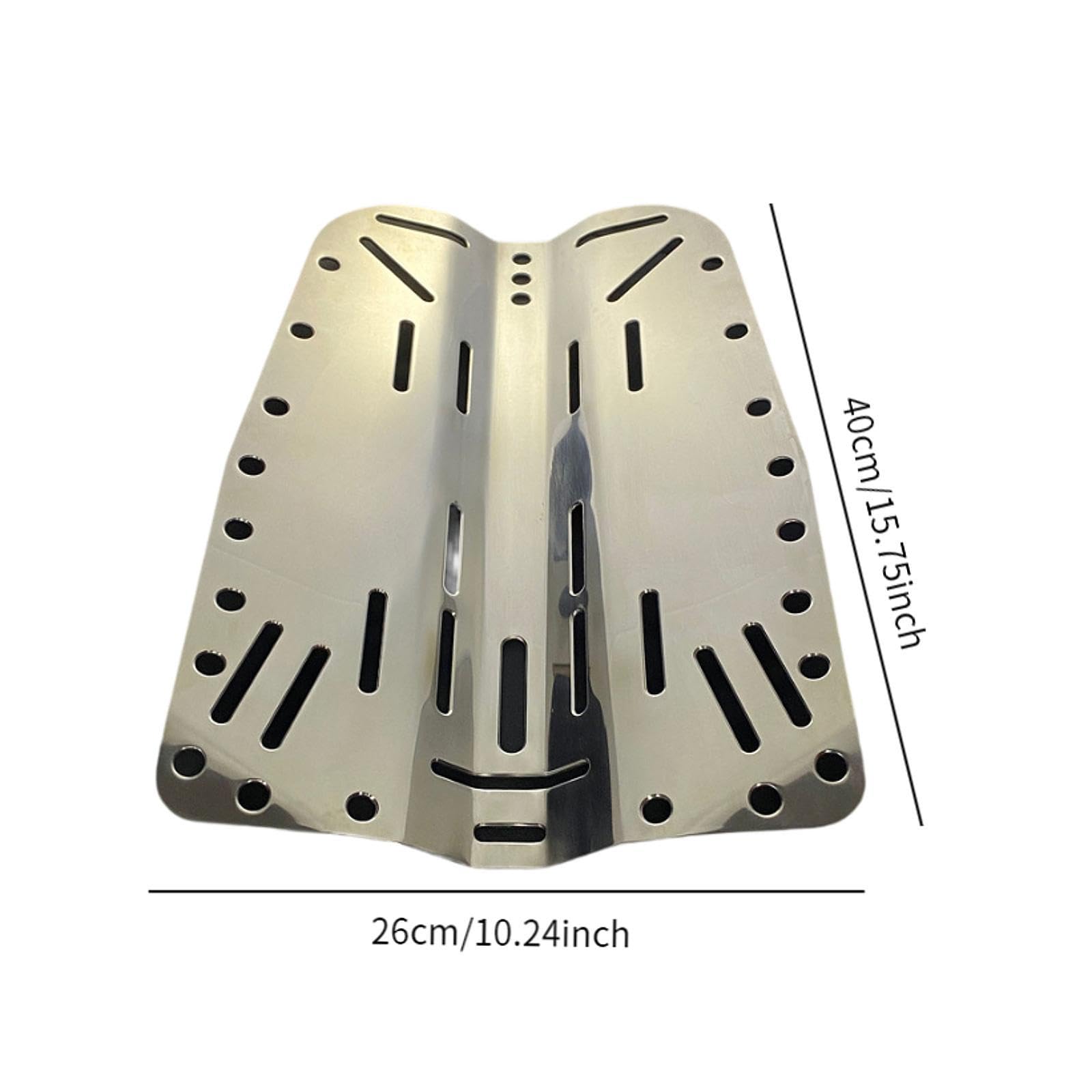 Piastra Dorsale per Immersioni, Supporto per Bombola, Accessorio per Bombola da Sub, Equipaggiamento per Sport Acquatici.