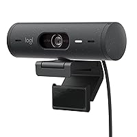 Logitech Brio 500 Webcam Full HD Correzione Luce, Show Mode