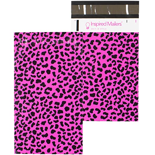 Image of Inspired Mailers - Poly Mailers 6x9-100 Pack - Hot Pink Cheetah Print - Small Shipping Bags - 6x9 Polymailers - 6x9 Poly Mailer Bags - Shipping Mailers - 6x9 Mailers