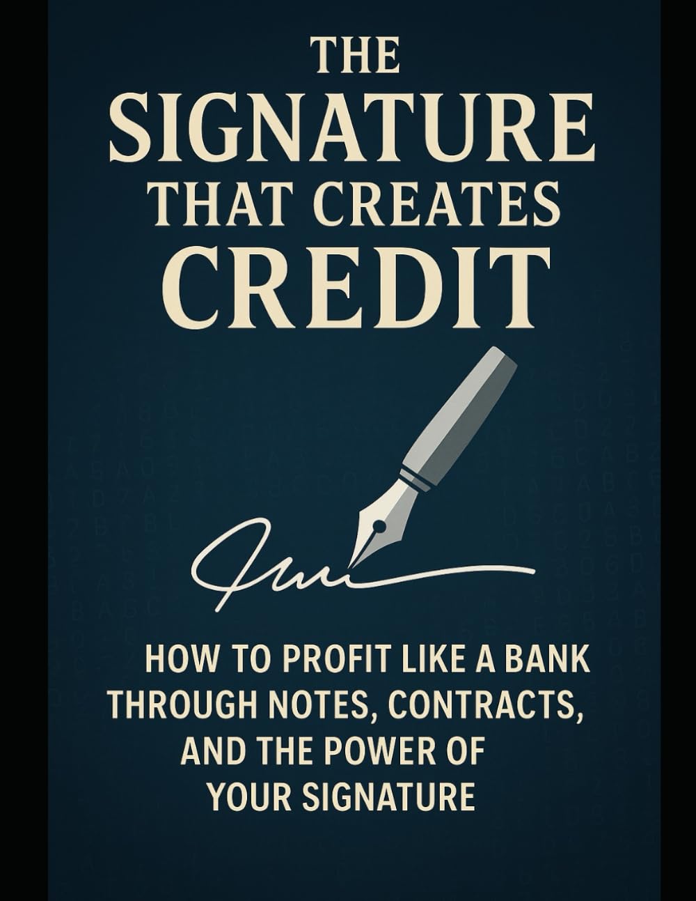The Signature That Creates Credit: How to Profit Like a Bank Through Notes, Contracts, and the Power of Your Signature.