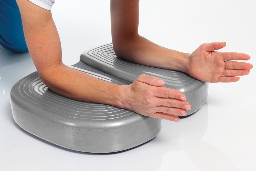 Aero Step Pro / Farbe: blau / Maße: 52 x 40 x 8,5 cm / max. Belastbarkeit: ca. 200 kg