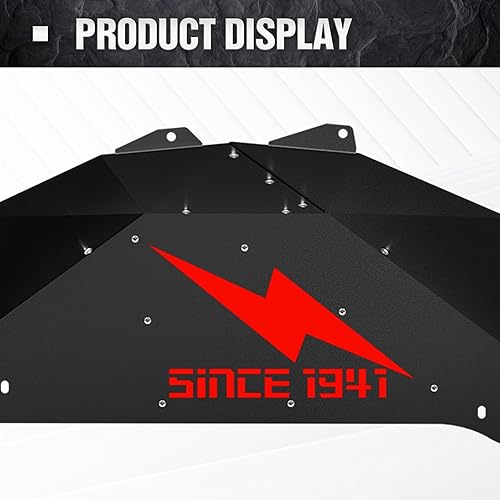 Miniatura 9 de YZONA Lightning Logo - Forros para guardabarros interiores delanteros y traseros compatibles con Jeep Wrangler JK y JKU Unlimited Sport Sahara