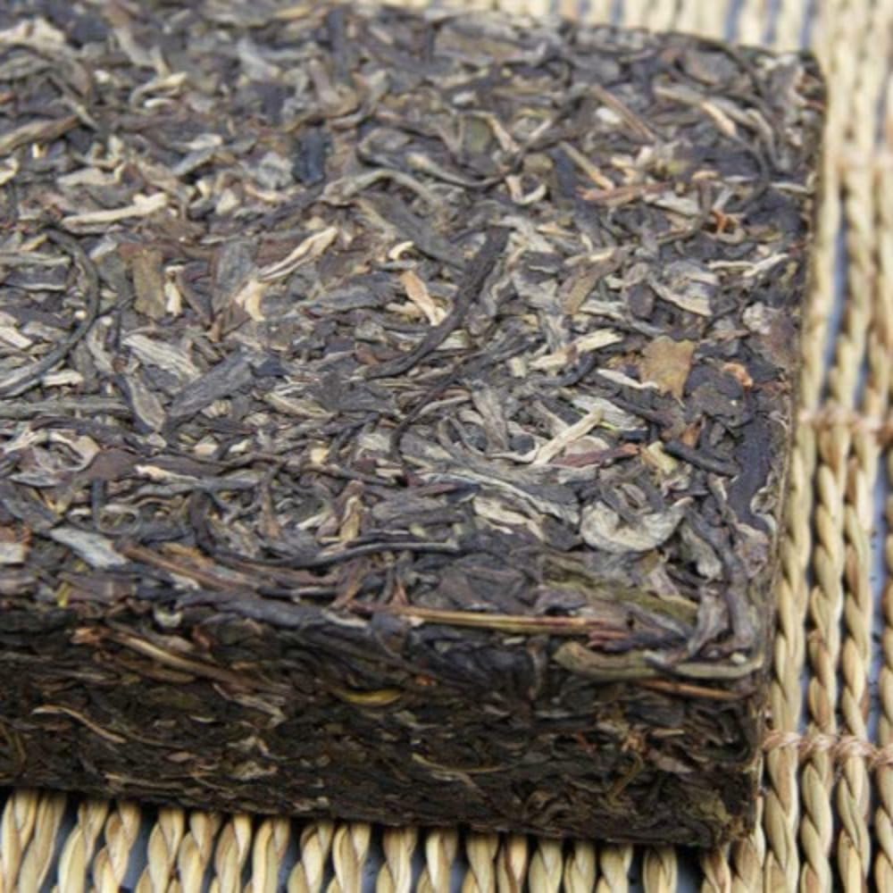 Yunnan Invecchiato Mattone Di Tè Pu 'er 1000g Mengku Islanda Antico Albero Tè Crudo 35,27oz, Classico Per La Degustazione