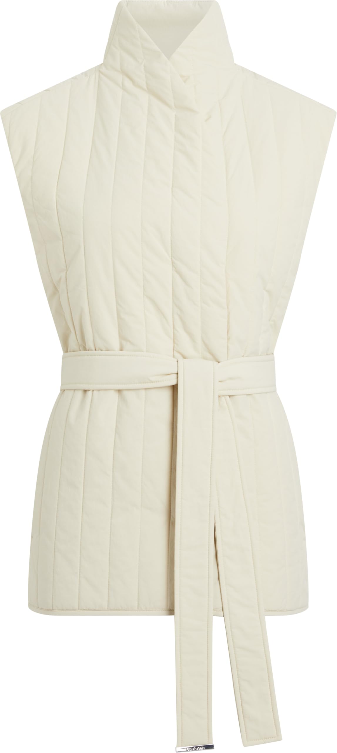 LW PADDED VERTICAL QUILT VEST Yelek Kadın