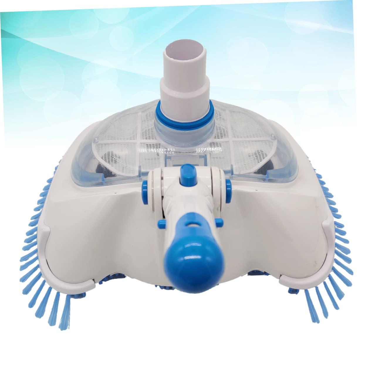 FONDOTIN Spa Vacuum Pool Cleaning Head Manual Pool Suction Cleaner Brush Cover for Above Ground