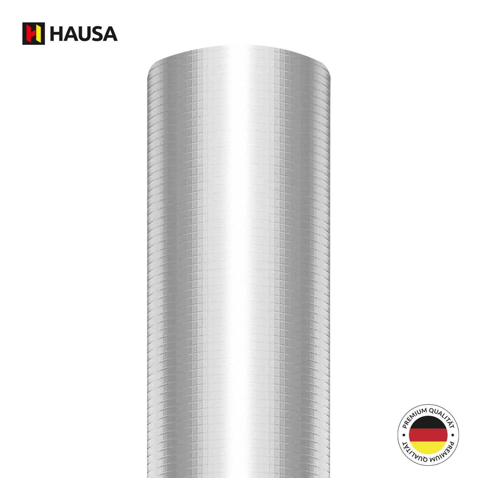 HAUSA Pellicola protettiva anti-condensa ALU 150m² (2x1,5mx50m) Binario di blocco vapore in alluminio per tetto, soppalco, parete, soffitto, rafforzata con fibra di vetro, extra resistente alla