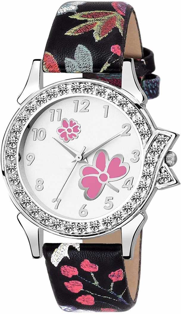 pass pass Analogue Womens & Girls Watch (White Dial Multicolored Strap) (B077TSXD5K) Amazon Price History, Amazon Price Tracker