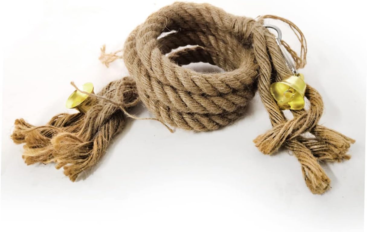 Cotton Rope Bird Accessories Parrot Climbing Toy Spiral Jute Rope for Pet Birds Exercise Toy