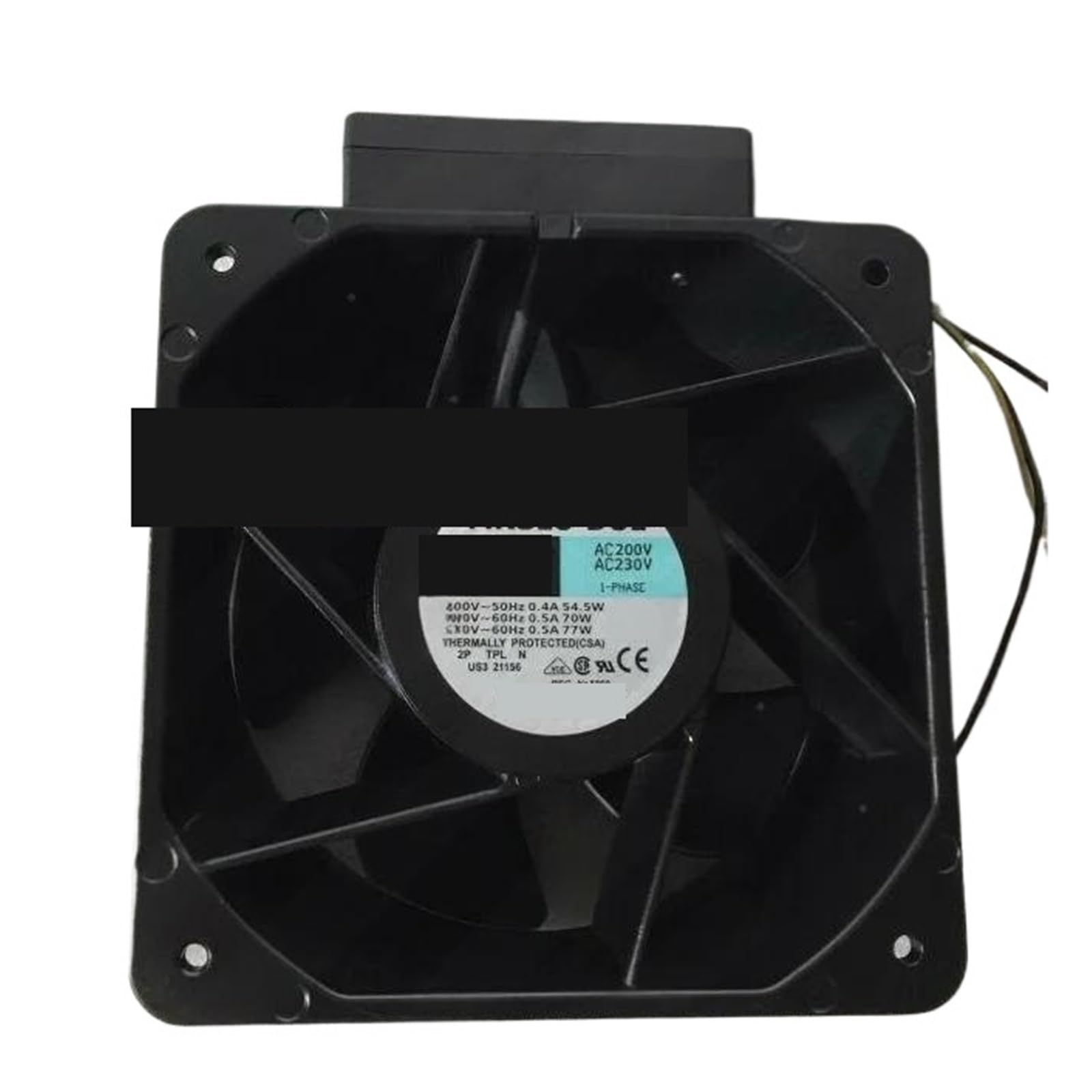 Ventilateur de refroidissement MRS18-DUL haute durabilité 200V