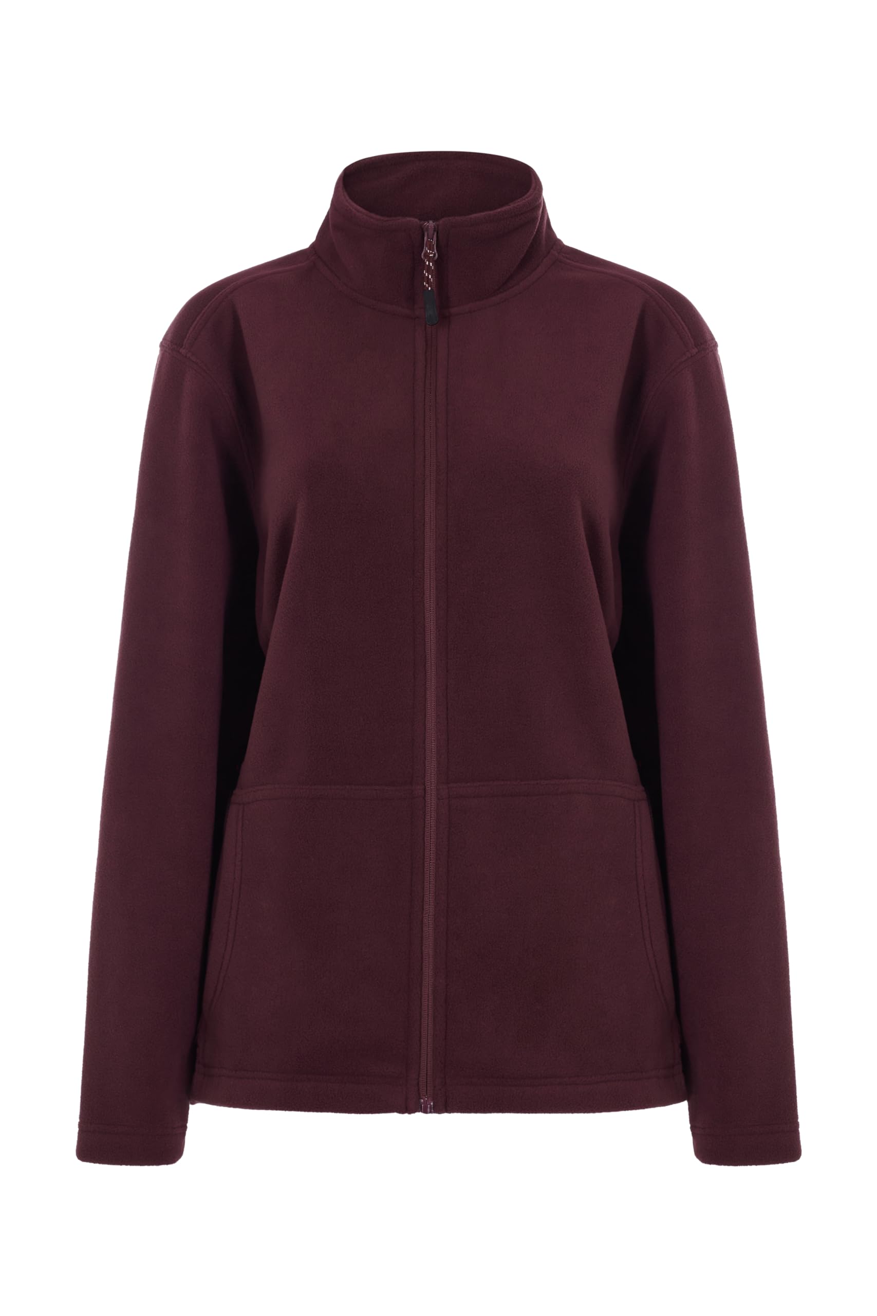 Mukua Perth Woman, Giacca in pile da donna, color wine, taglia L, Vino, M