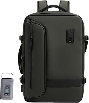 Vacuum Backpack - Travel Backpack with Vacuum Compression System and Pump, Lightweight Waterproof Design - Wet and Dry Separation Function, Large Capacity Expandable Vacuum Storage Bag, Waterproof