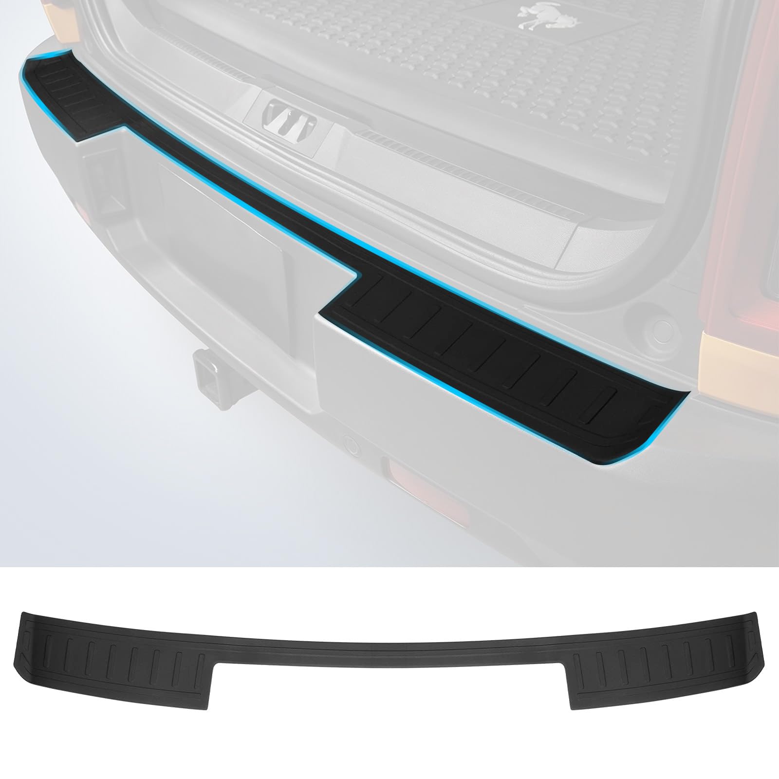 Rear Bumper Protector Compatible with Ford Bronco Sport 2021 2022 2023 2024 2025, Rear Bumper Guard for Bronco Sport Accessories