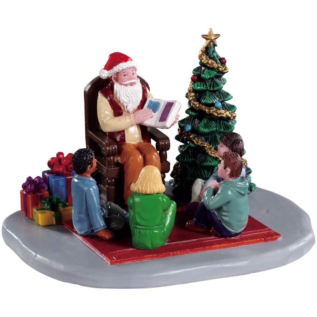 Lemax Multi-Coloured Storybook Santa