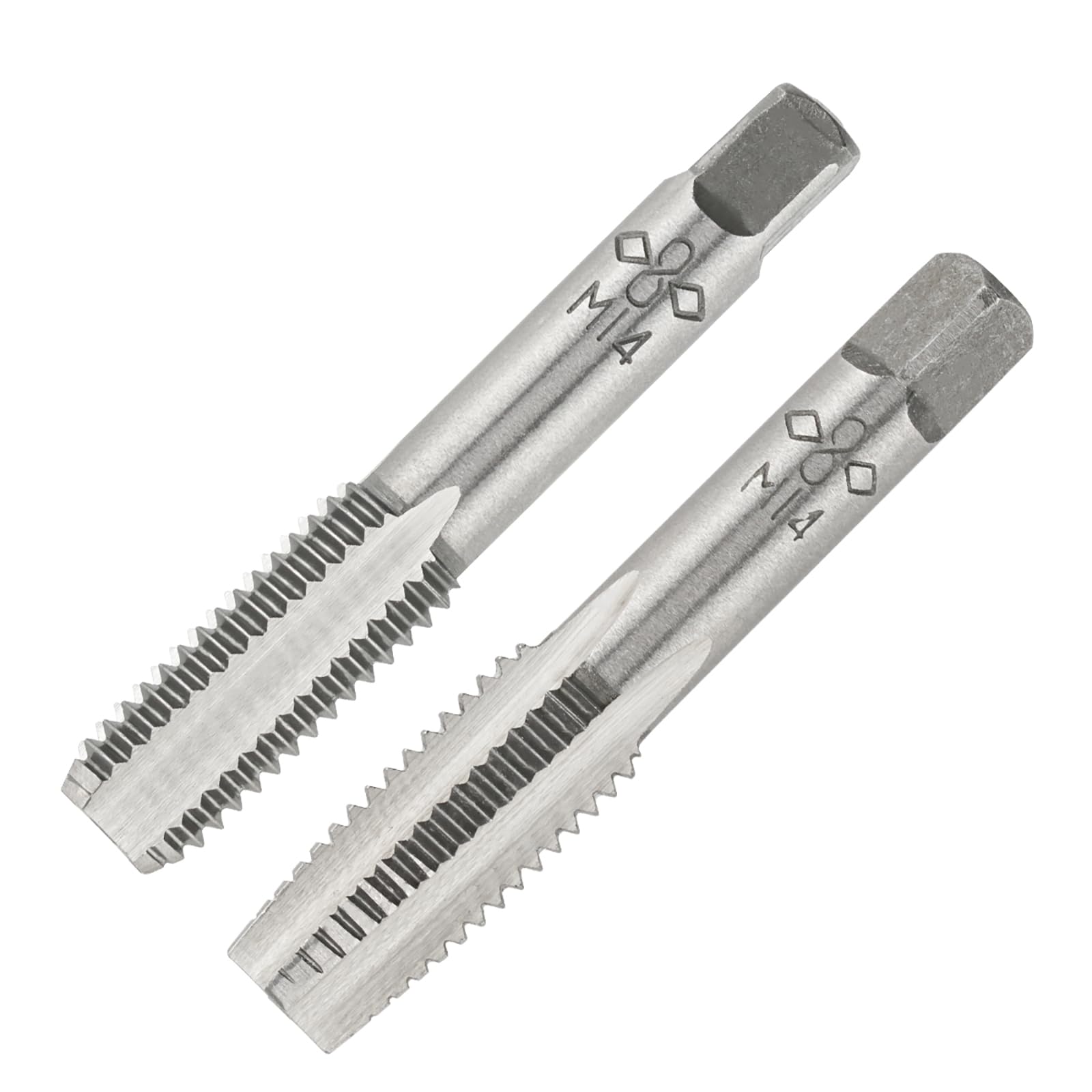 Juego de machos y terrajas manuales M14X2, machos y terrajas de roscado métrico M14X2 mm y terrajas de roscado Redondo para Mano Derecha
