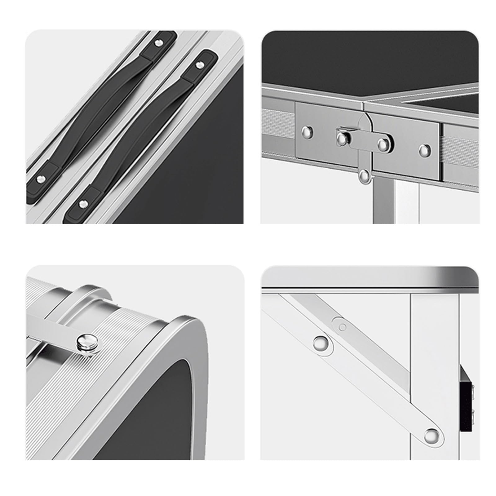 Tavolo Pieghevole Da Catering, Giardino Bianco Perfetto Come Tavolo Da Campeggio, Da Buffet, Da Cucina Tavolino Esterni Richiudibile, Per Ristorante Matrimoniodi ColoreBianco(A,100x50cm/39x20in)