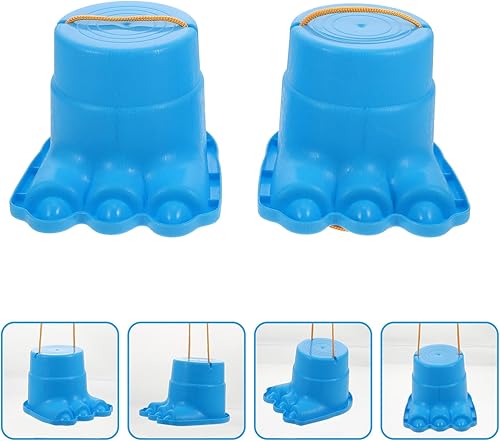 Miniatura 7 de 2 unids pies grandes zancos deportes al aire libre juguete niño niños caminar juguete monstruo pies zancos juguete hinchable niño zancos niños