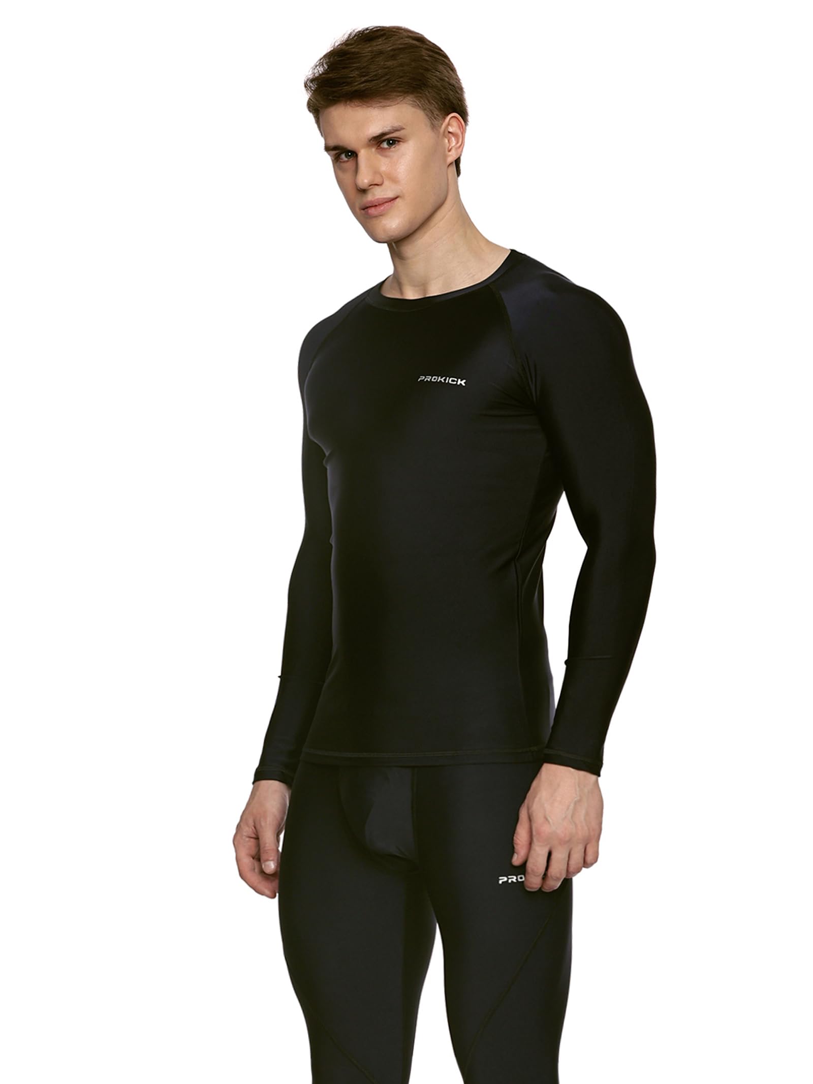 prokick Compression Full Sleeves Top|Compression L/S Top |Full Sleeve Tights T-Shirt for Sports|Men Compression Long Sleeve Top|Compression T-Shirt - Athletic Base Layer Tights for Fitness-picture-29