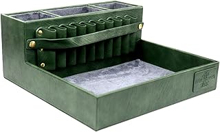 Suporte de ferramentas de barbeiro Tesouras profissionais para corte de cabelo Tesoura removível caixa de ferramentas para aparadores de cabelo Suporte para ferramentas de barbeiro,Caixa de ferramentas para cabeleireiro,Caixa de ferramentas para cabeleireiro,Organizador de aparador de cabelo,Organizador de tesouras Green