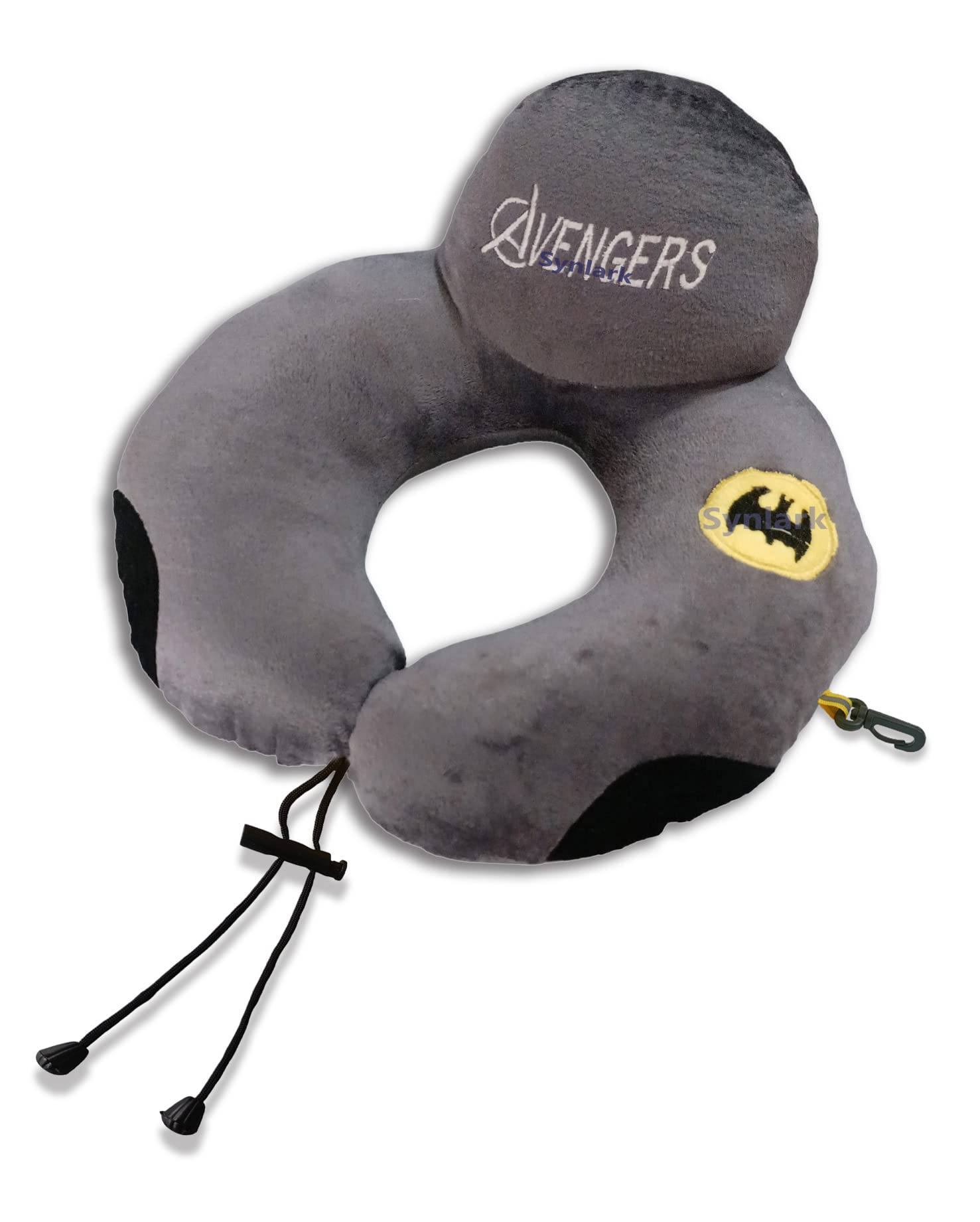 Synlark Neck Pillow for Travel in Car/Train/Bus/Flight Travelling | Shoulder & Neck Hump Extra Support for Women & Men (Grey)-picture-5