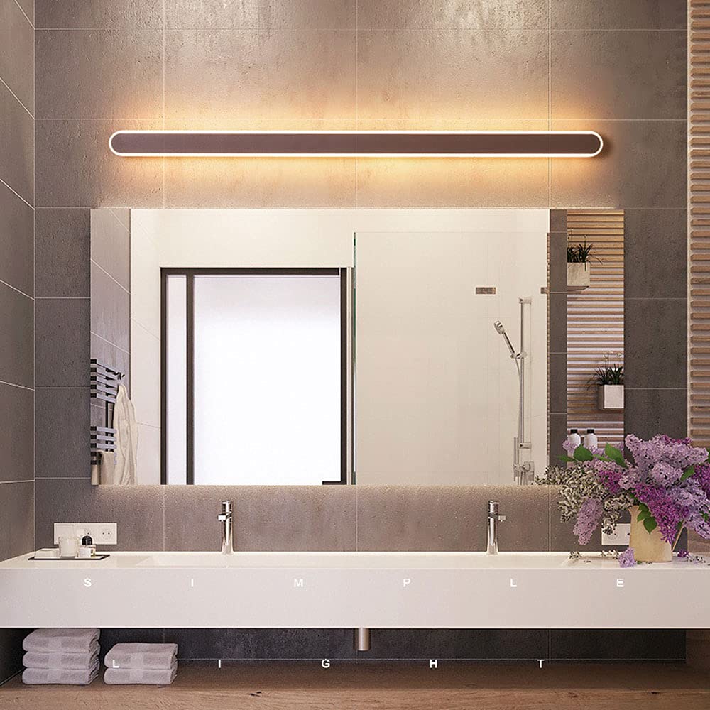 Luci A LED Per Specchi Da Bagno Modern Vanity Light Frame Illuminazione Per Quadri, Lampada Da Toeletta Da Parete Bagno Specchio Moderno Luce Frontale Sopra Armadietto A Specchio, Specchio Frontale/il