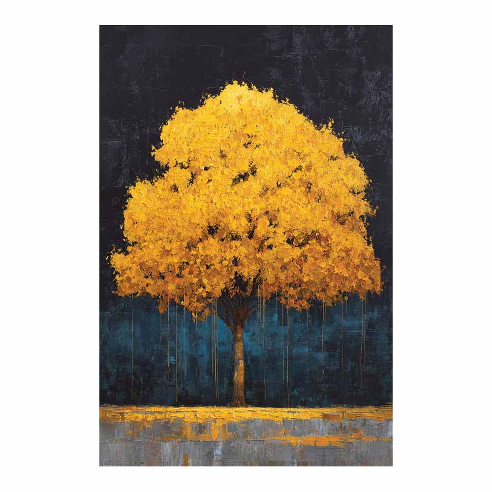XENIOU Nature Wall Art Cosmic star tree art prints, decorative paintings, for Living Room Bedroom Office Home Wall Decor.(Multicolor)-80x120cm Unframed