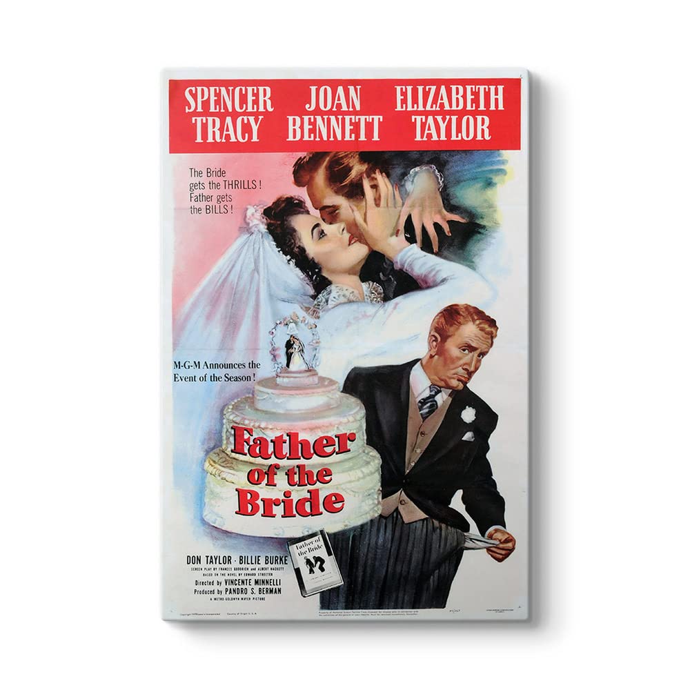 Elizabeth Taylor - Father of the bride Tablosu 30 x 45