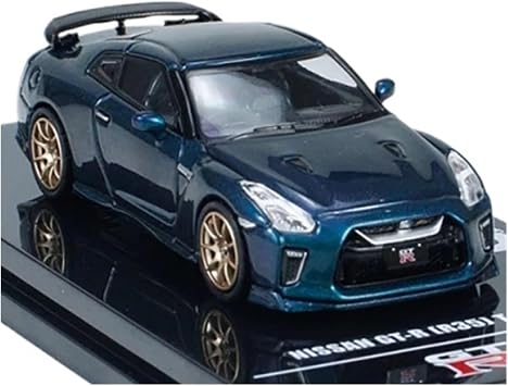 Miniature Display 164 Scale for Nissan GTR R35 T-Spec Car Die Cast Collectible Model Kit Hobbyist Static Ornaments Simulation Collection
