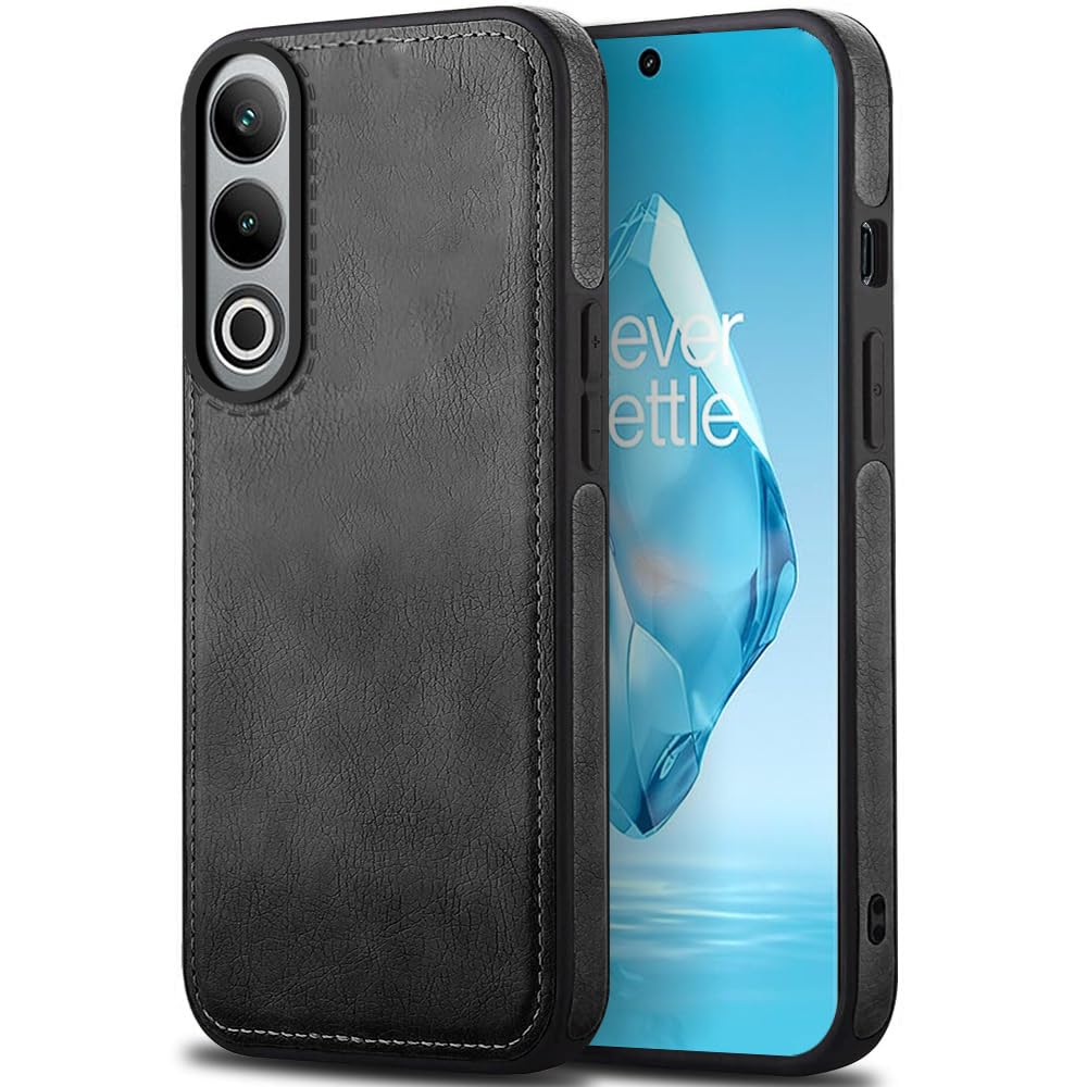 KARWAN®️ Genuine Leather Finish Oneplus Nord CE4 Back Cover Case |Shockproof Design |Raised Edges for Camera & Screen Protection |Super Soft - Touch |Leather Case for Oneplus Nord CE4 (Black) (B0DCJP6XYC) Amazon Price History, Amazon Price Tracker