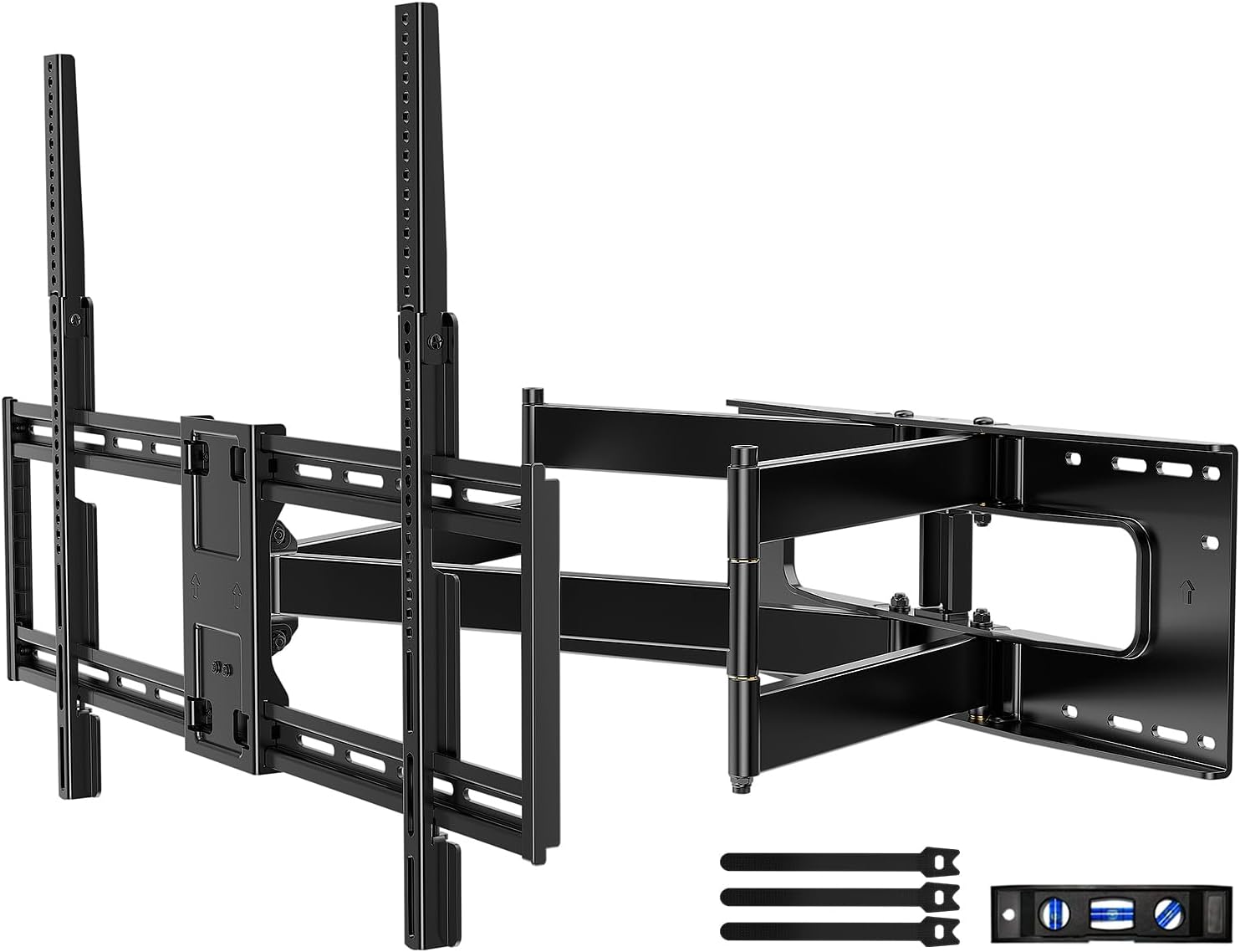 Full Motion TV Wall Mount for 50-100 Inch TVs, 30.3 Inch Long Arm, VESA 800x600 Compatible, Swivel and Tilt, Fits 16-24 Inch Studs, 165 lbs Heavy-Duty Bracket