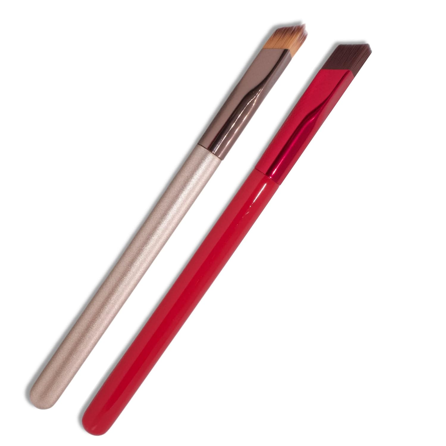 COSPLANAT Realistic Eyebrow Brush, 2Pcs, Multifunction Eyebrow Brush, Angled Eyebrow Brush, Square Eyebrow Brush : Beauty & Personal Care