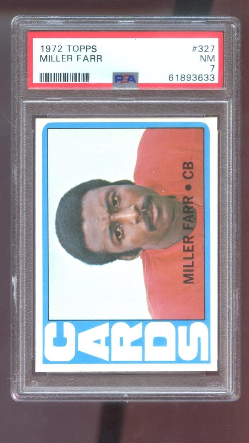 1972 Topps #327 Miller Farr PSA 7 Graded Football Card HIGH NUMBER NFL St. Louis Cardinals