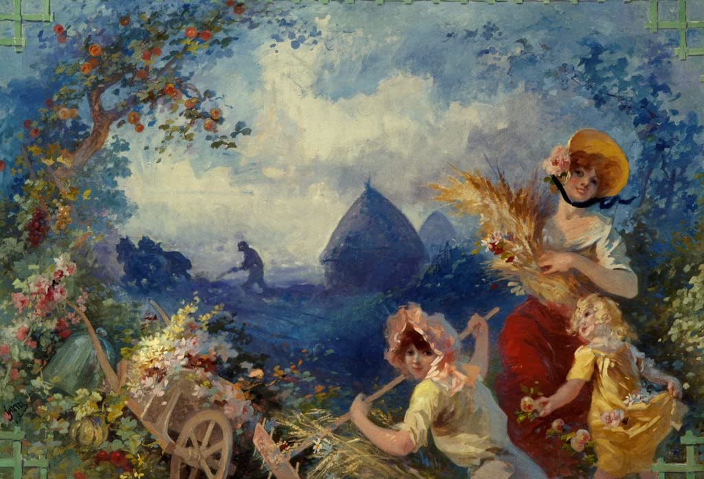 Image Sur Toile Moisson de Jules Chéret Poésie Murale Vintage