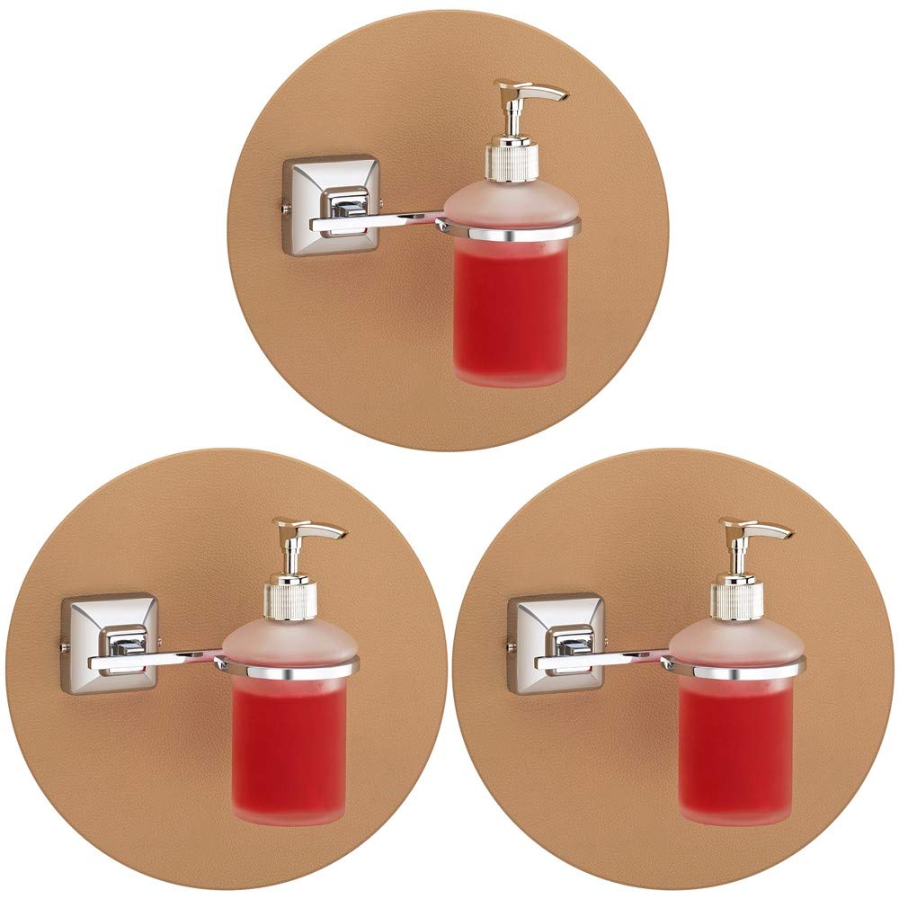 Plantex 304 Grade Stainless Steel Liquid Soap Dispenser/Shampoo Dispenser/Hand Wash Dispenser/Bathroom Accessories - Pack of 3, Squaro (Chrome) (B088MGD2WP) Amazon Price History, Amazon Price Tracker