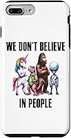 Vista 9 de Funda para iPhone 14 Unicornio Bigfoot Dinosaurio Alien Misteriosos Seres Legendarios