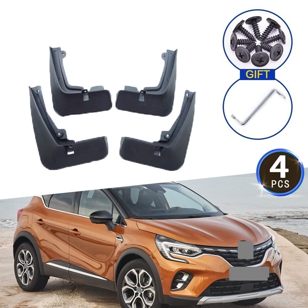 Pour Renault Captur Bavettes Garde-boue Pour L'avant Et L'arrière 4