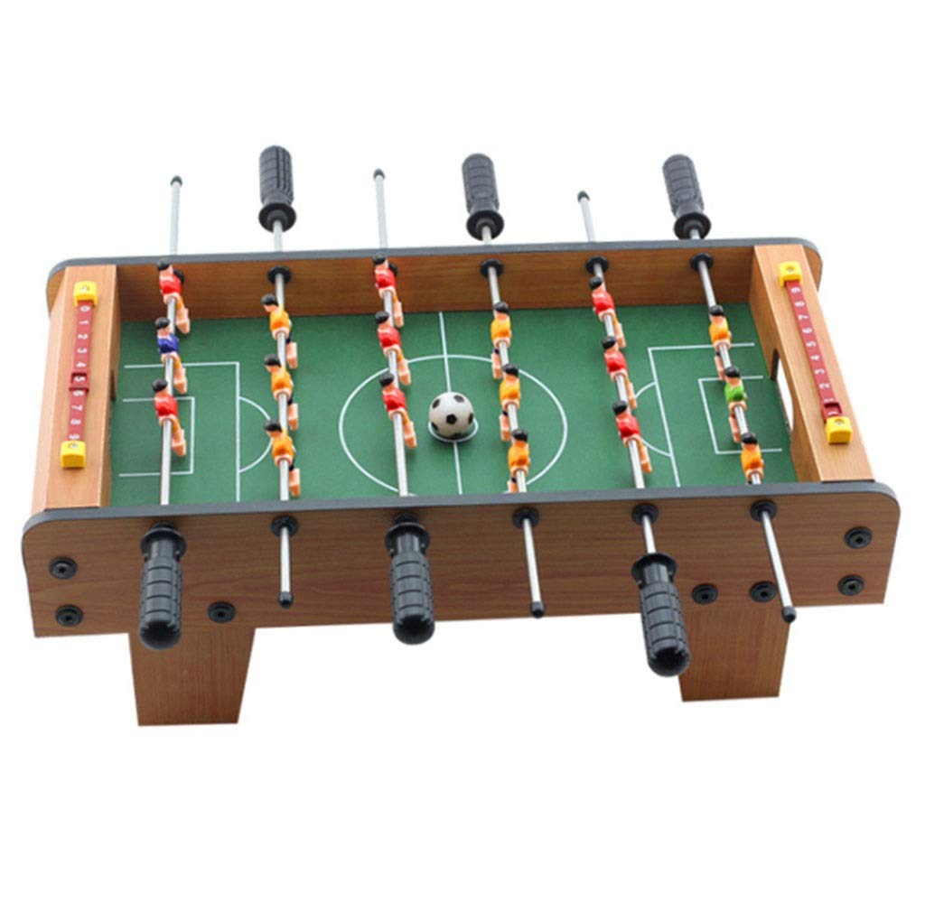 Foosball table portable mini Soccer game 6-pole wooden football table for adults and children scorekeeper family night party game room bars
