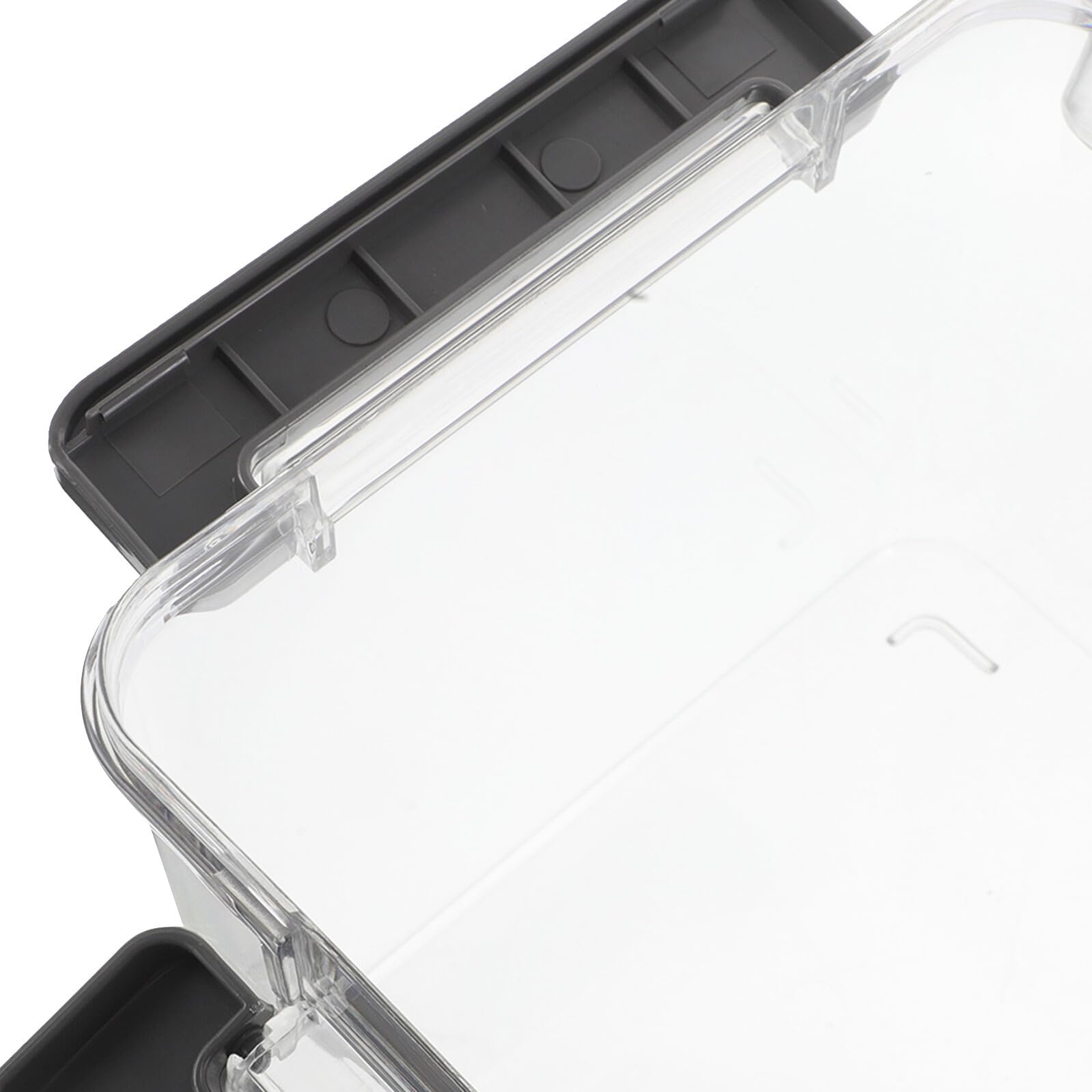 Acryl Objektivbox Transparente Aufbewahrungsbox für Kameraobjektive | Objektivfilter und Kameraobjektiv, Leichtes Kunststoffgehäuse, Unterwegs und Reisen Nutzbar